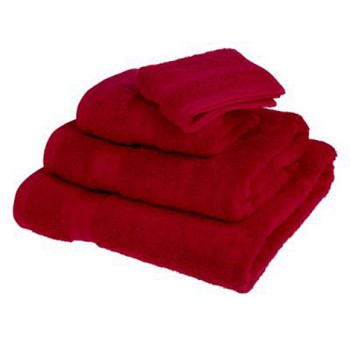 Dark red Egyptian cotton towels