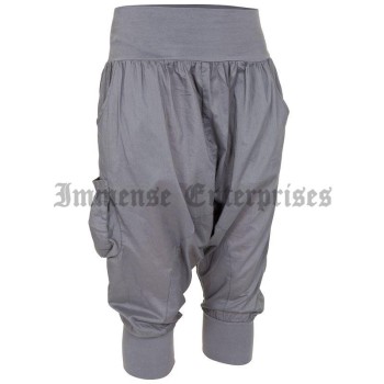 Baggy grey CB cropped trousers
