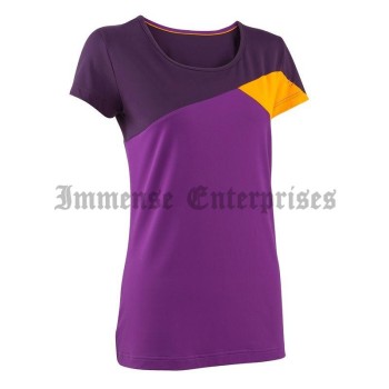 TechFresh Speed Women's Hiking T-Shirt Purple & Orange